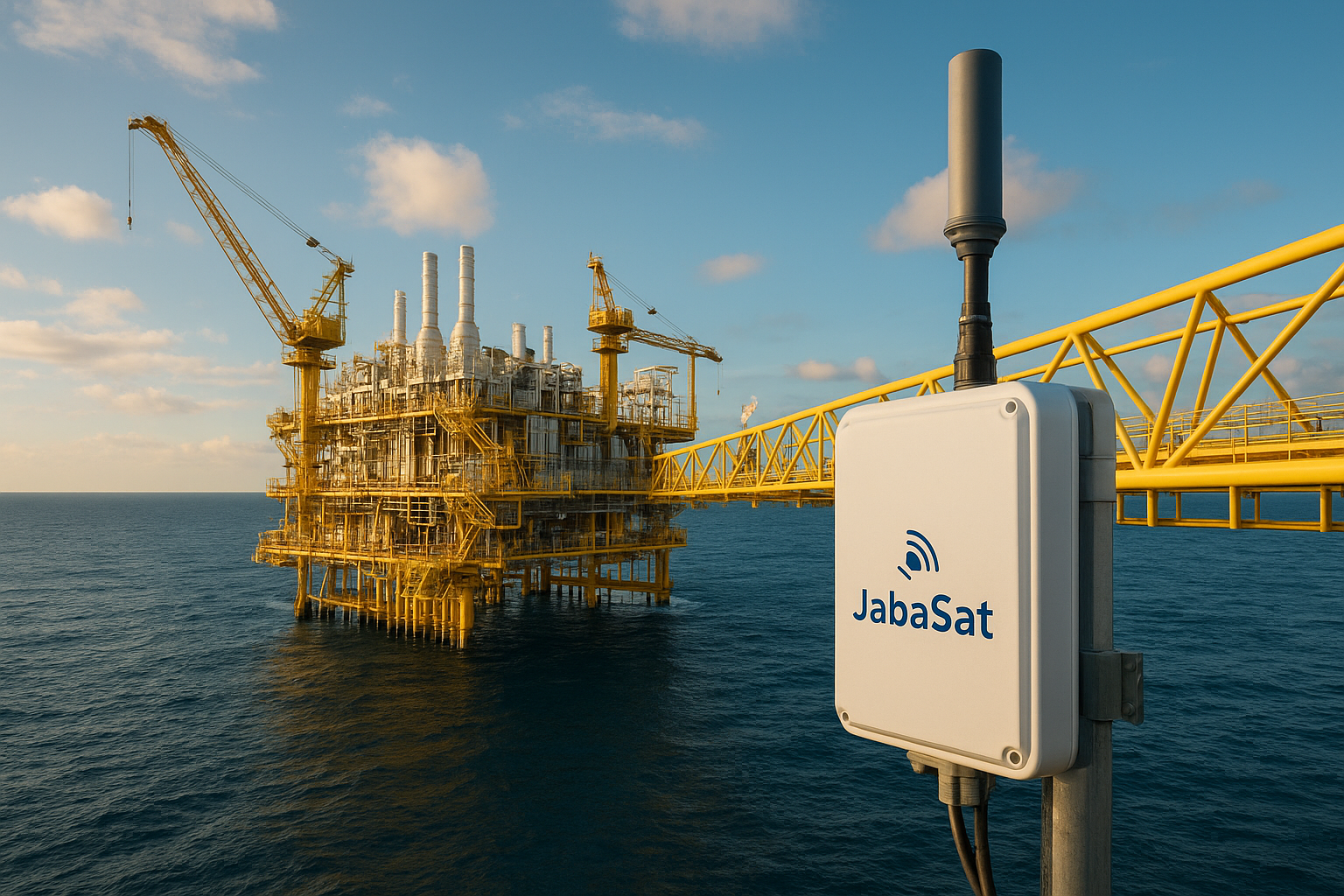 JabaSat Enlaces Industriales Simétricos Conectividad Confiable para Plataformas Petroleras y Refinerías en Tabasco